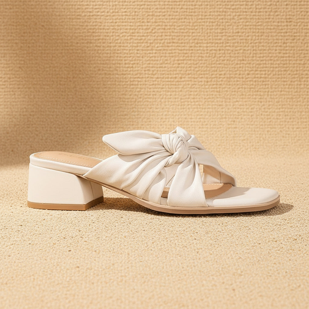 Women's Flat Strap Sandals – Indoor Outdoor Leather Patchwork