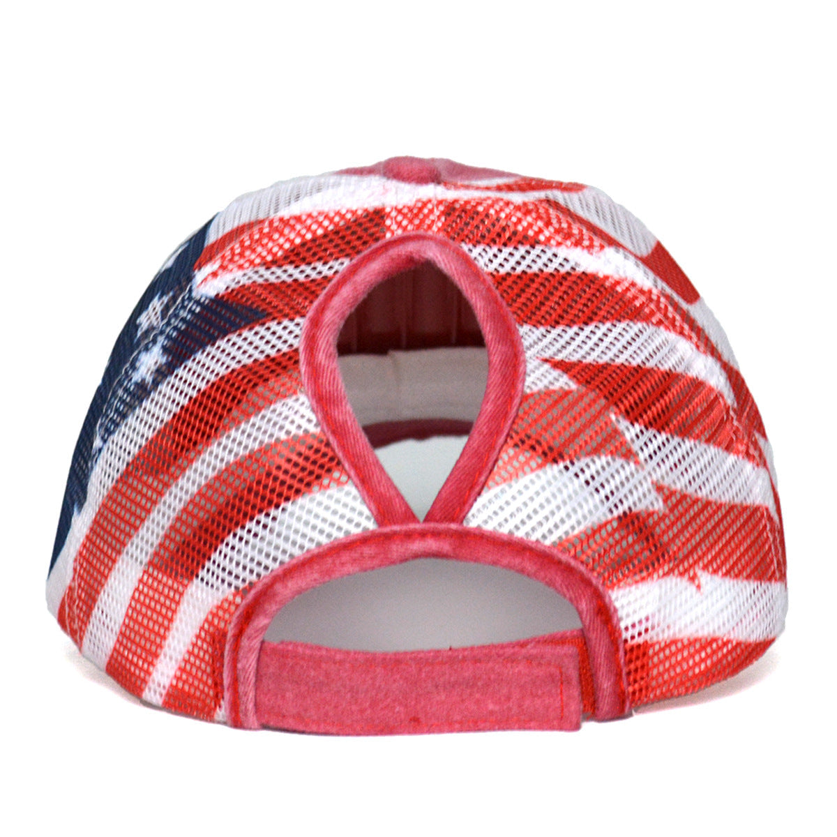 Women's Ripped Embroidered Baseball Cap – Breathable Dome Top Polyester Hat