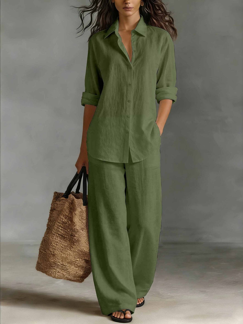 Women's Bohemian Top & Pants Set – Resort Lounge Co-ord