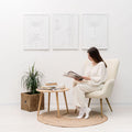Boho Wood Wall Art - Natural