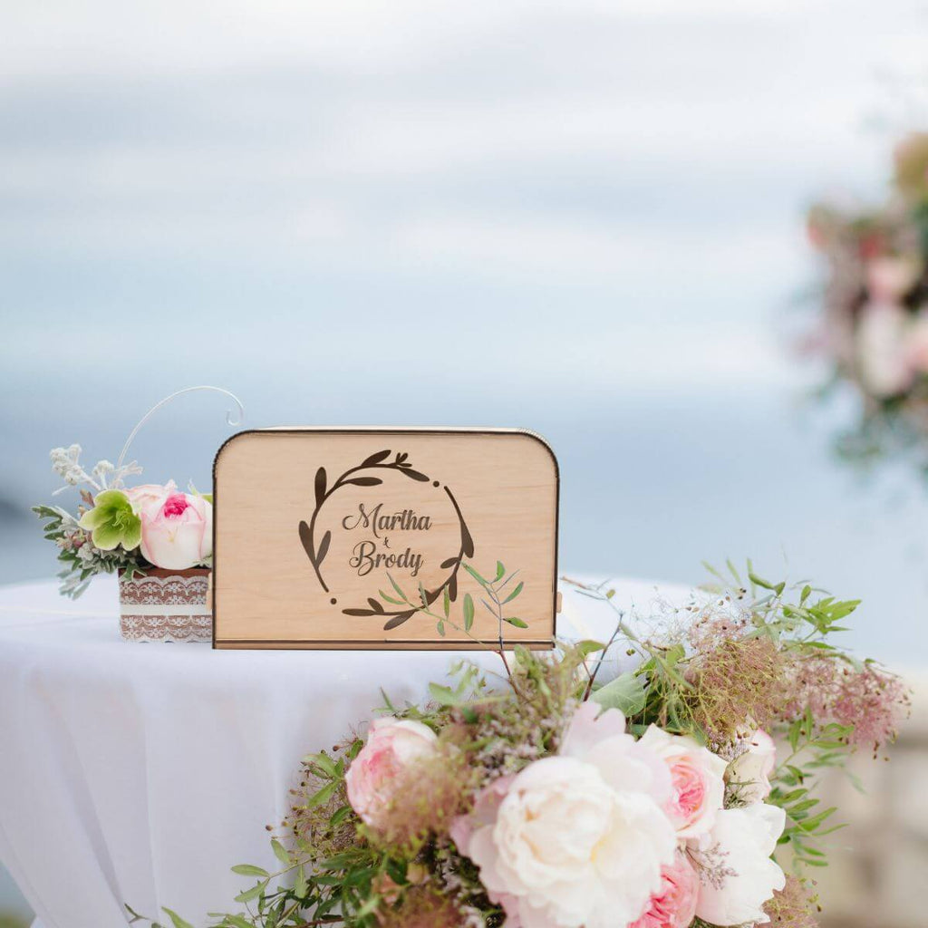 Engraving Wedding Card Box