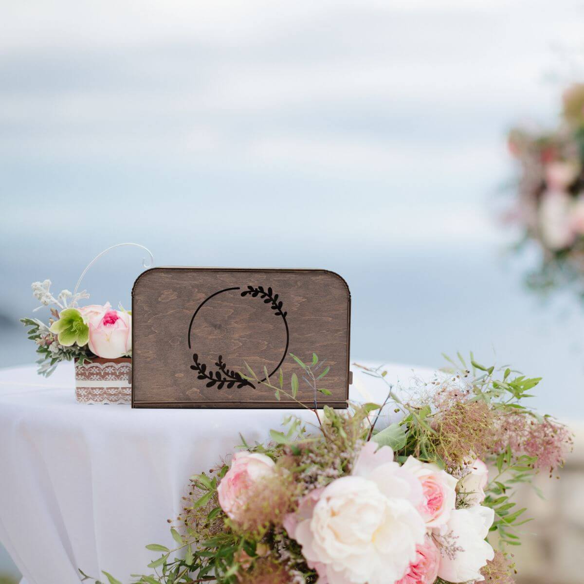 Engraving Wedding Card Box