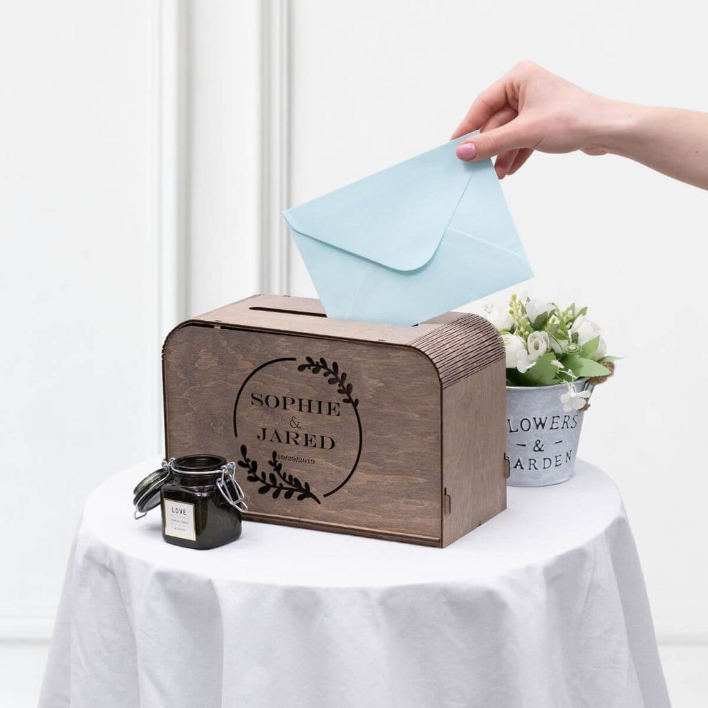 Engraving Wedding Card Box