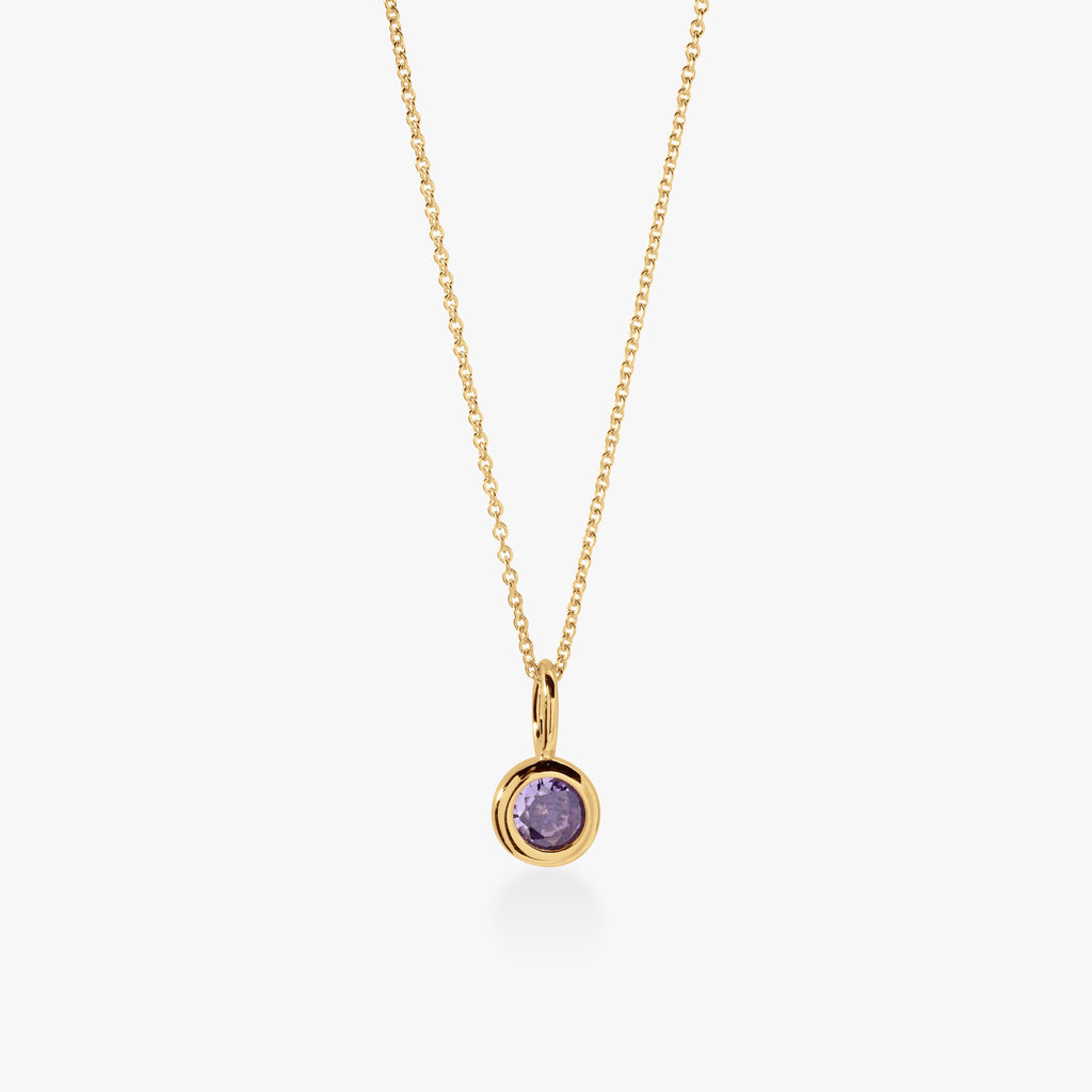 Birthstone Charm Necklace