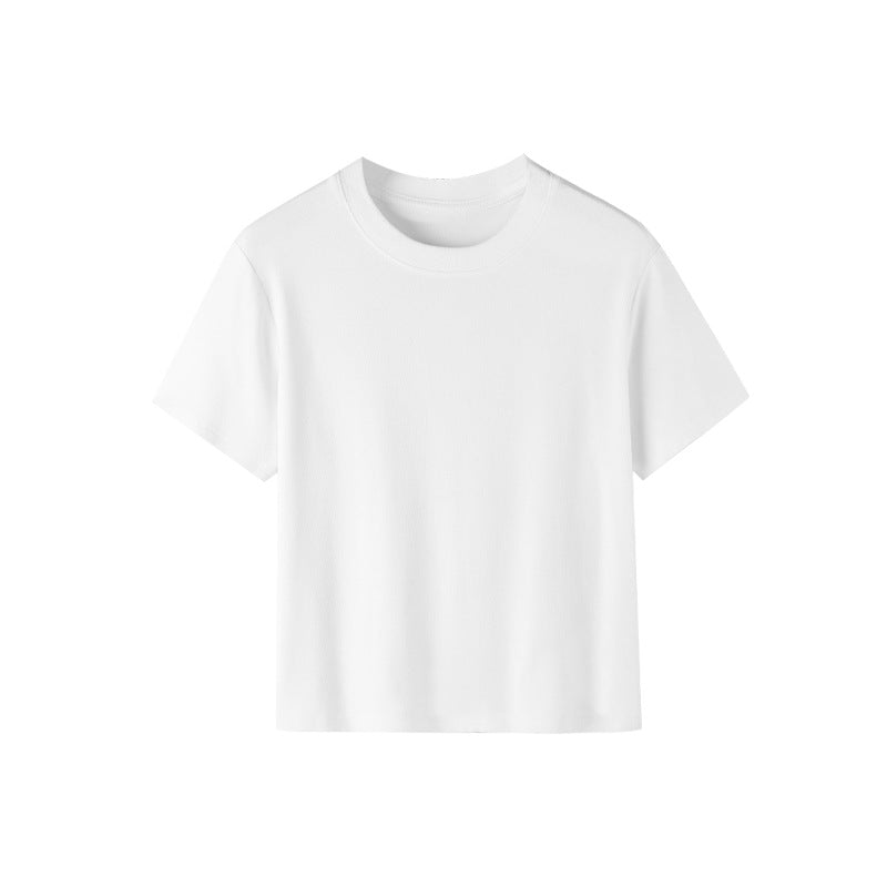 Slim-Fit Solid Color Combed Cotton Top – 3 Colors, S–L