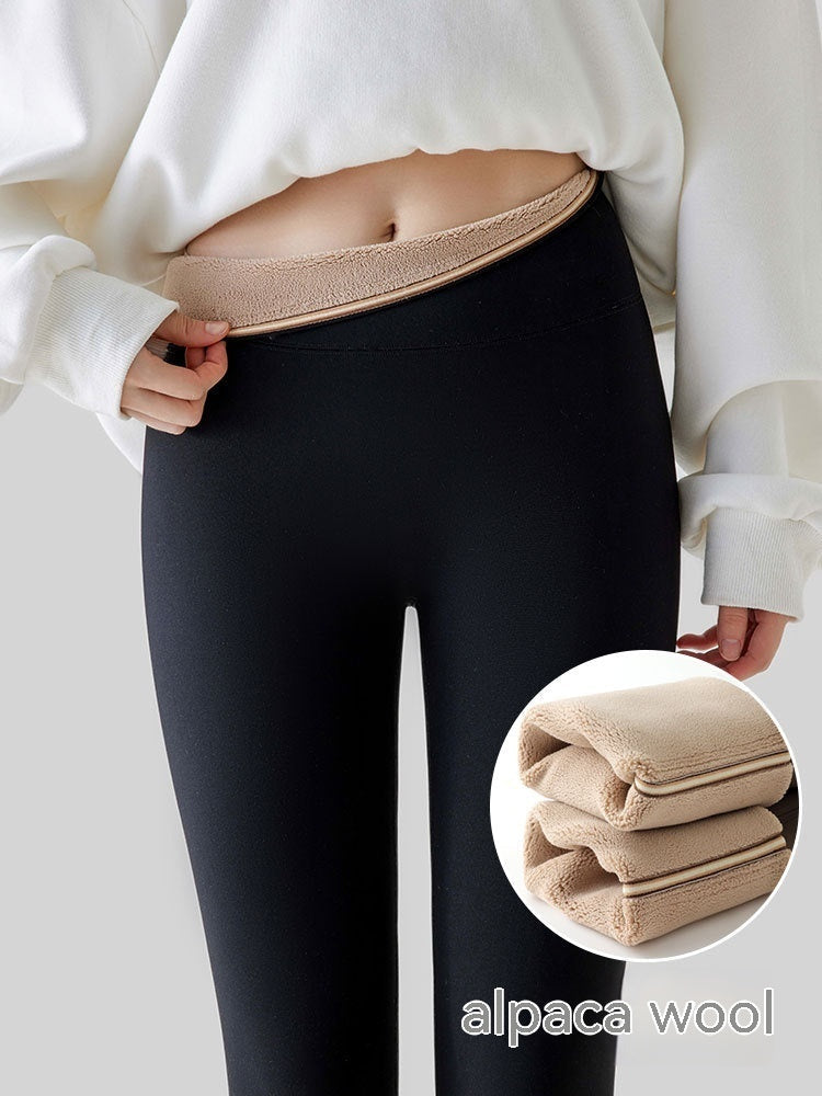 Fleece-Lined High-Waist Hip-Lift Leggings for Women