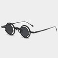 Pure Titanium Small Round Sunglasses – Retro Luxury Shades