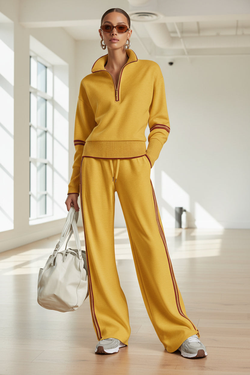 Women’s Casual Long Sleeve Two Piece Sports Set