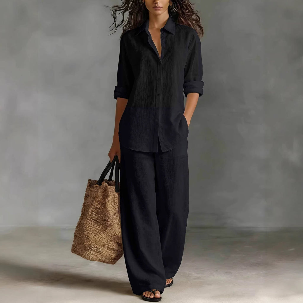 Women's Bohemian Top & Pants Set – Resort Lounge Co-ord
