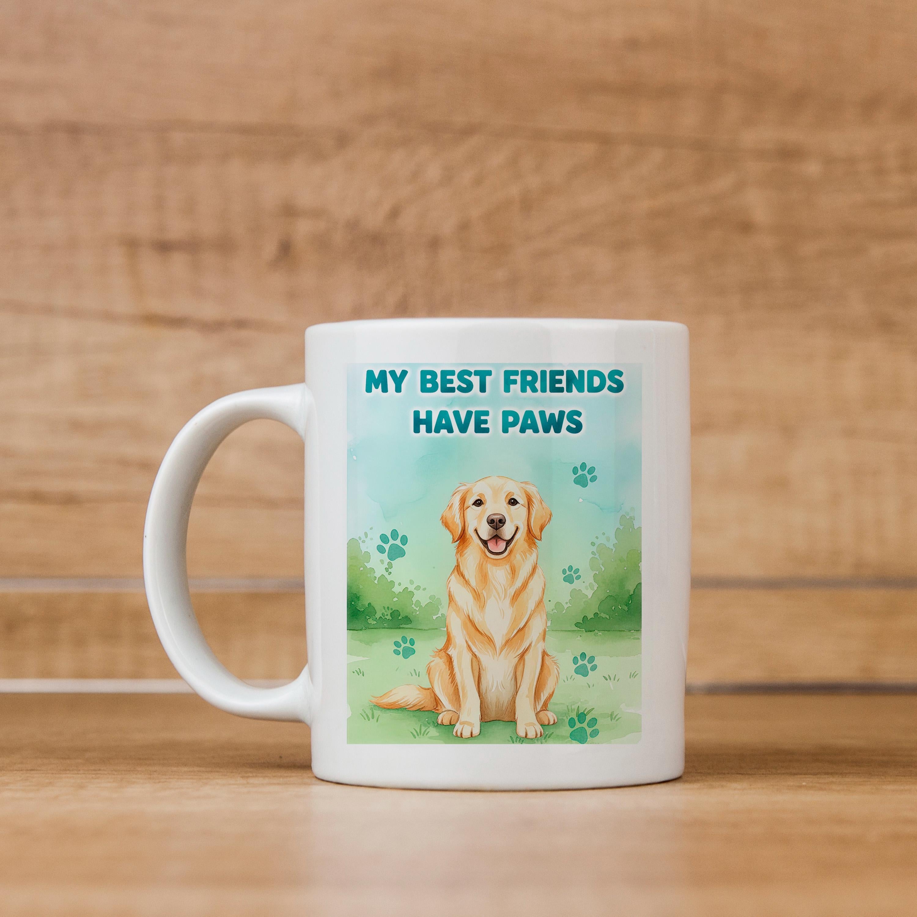 Dog Lover Mug – Golden Retriever Mug | Pet Lover Coffee Cup, Dishwasher Safe