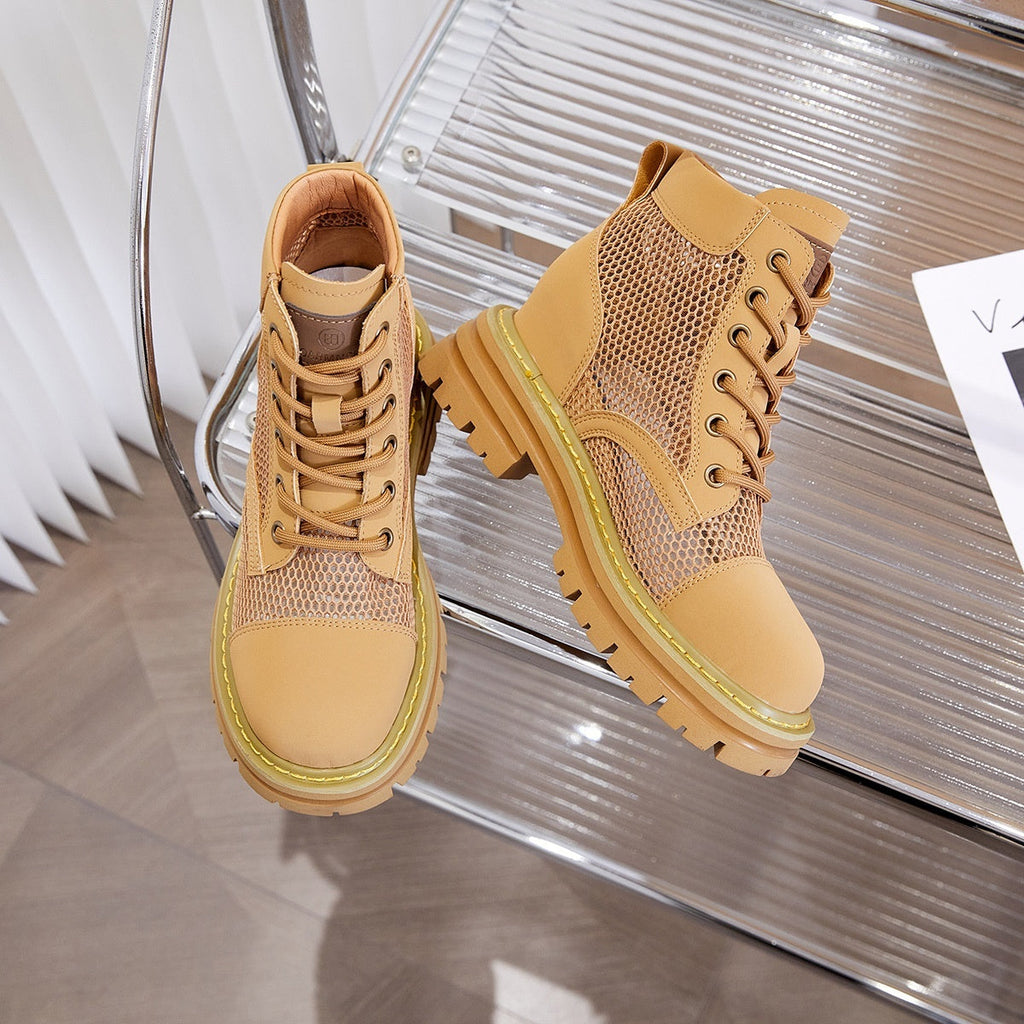 Women’s Genuine Leather Martin Boots