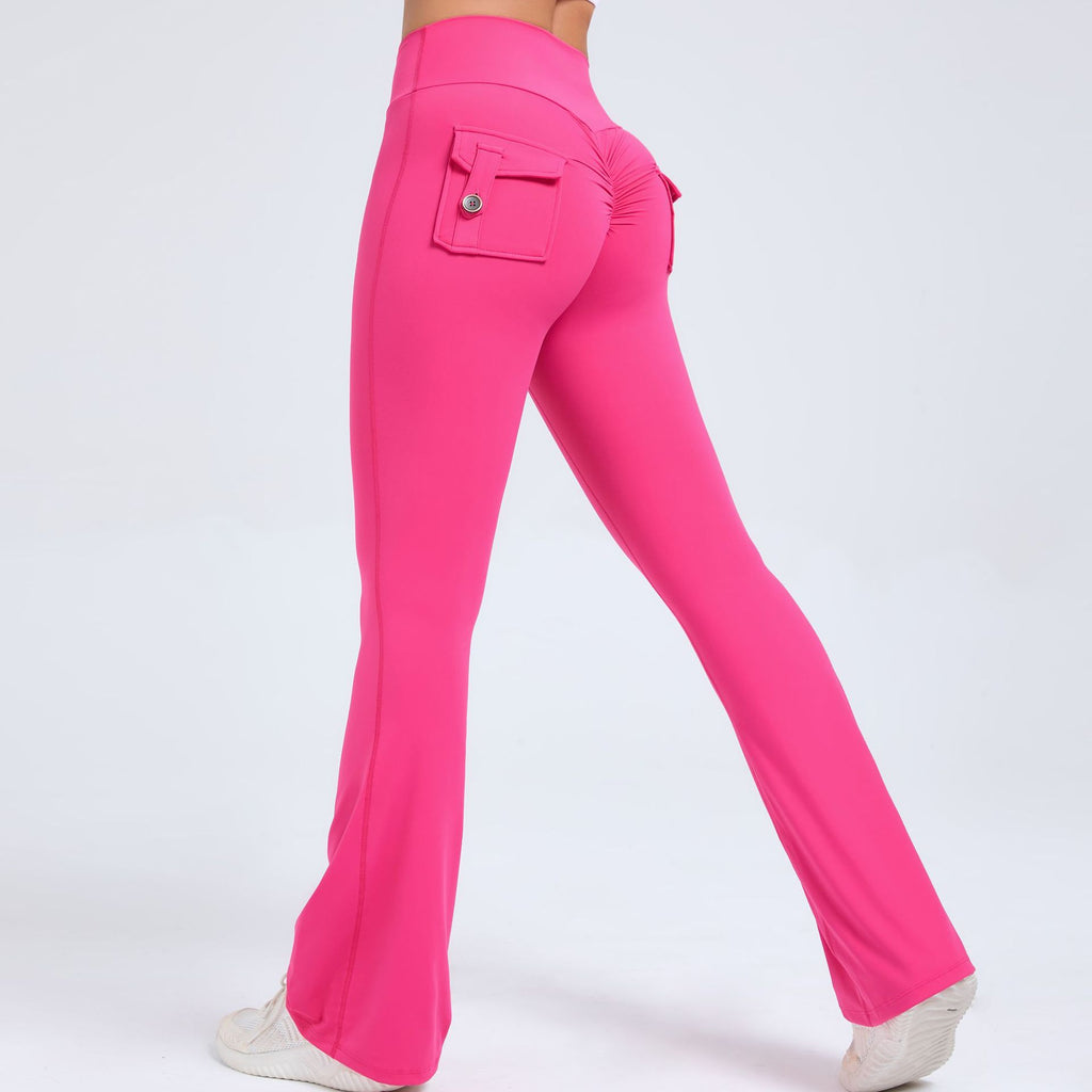 🖤 Women's High-Waisted Cargo Pocket Workout Leggings
