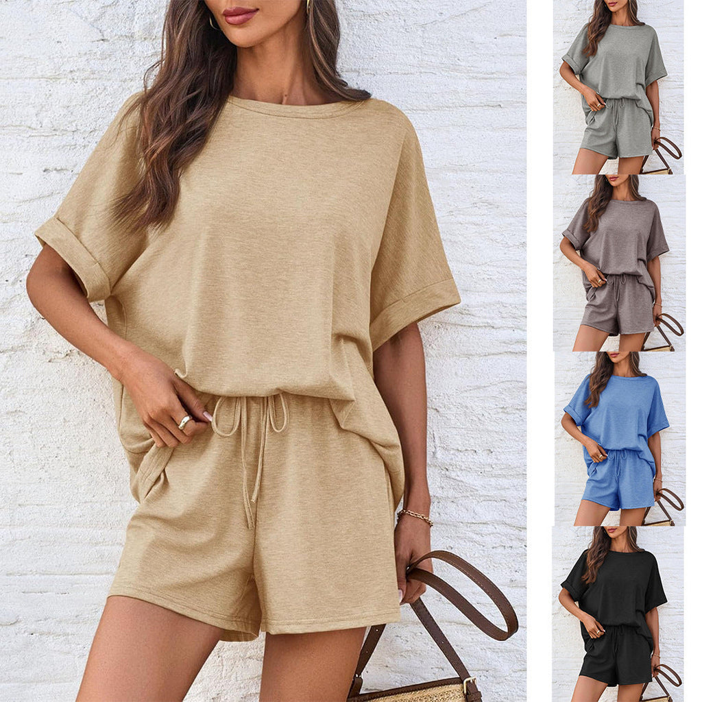 👕 Oversized T-Shirt & Drawstring Shorts Set – Ultimate Casual Comfort