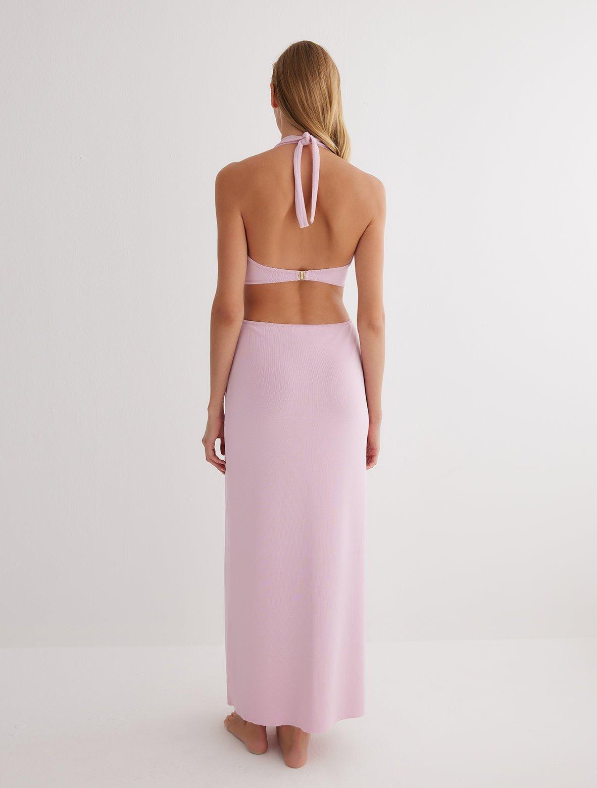 Clemence Pink Knitted Dress