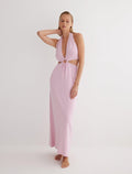 Clemence Pink Knitted Dress