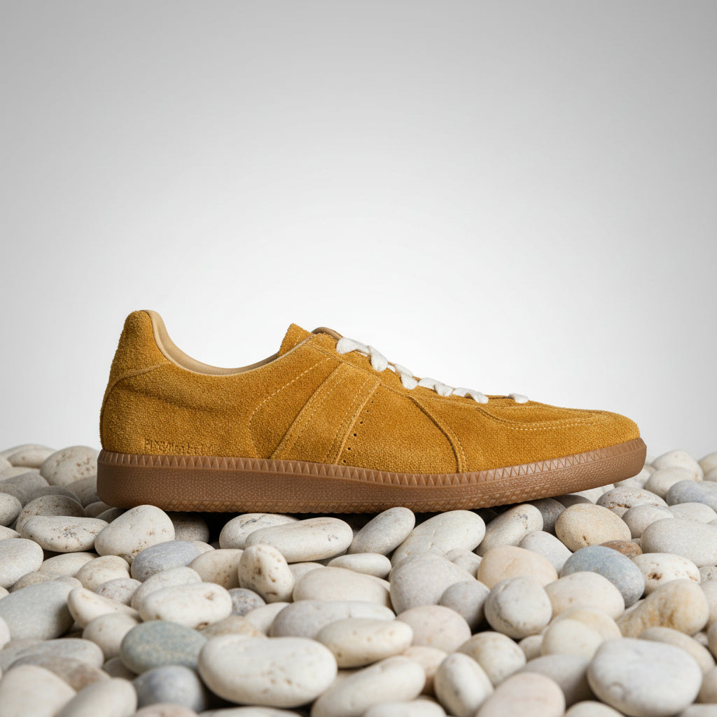 Retro Suede Elastic Band Shoes – Unisex Genuine Cowhide Casual Shoes