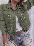 Women’s Studded Denim Jacket