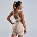 Yoga Set Women's Vest And Shorts