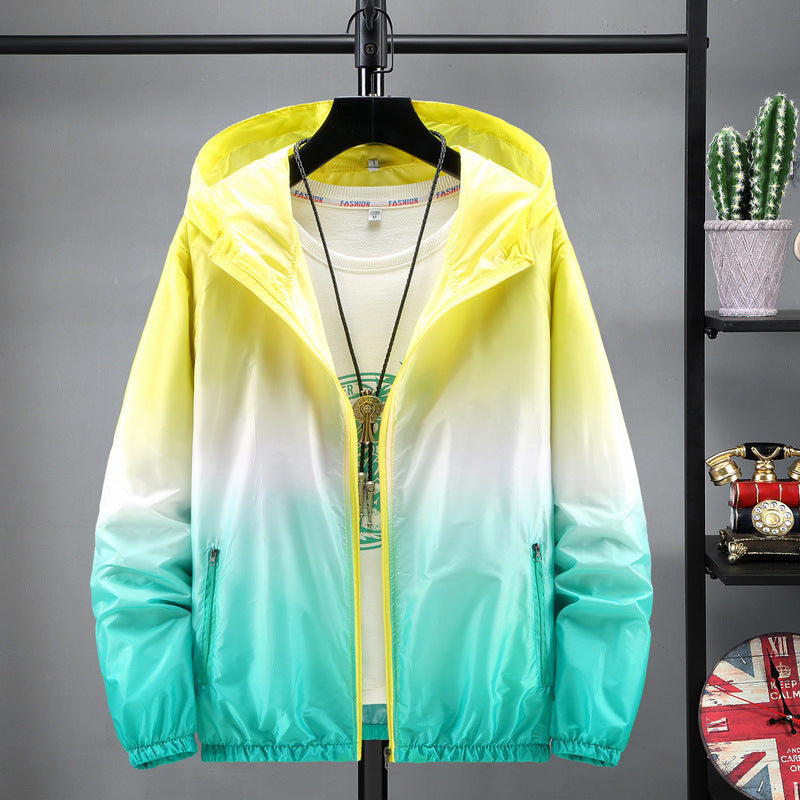 Lightweight Hooded Sun-Protective Jacket