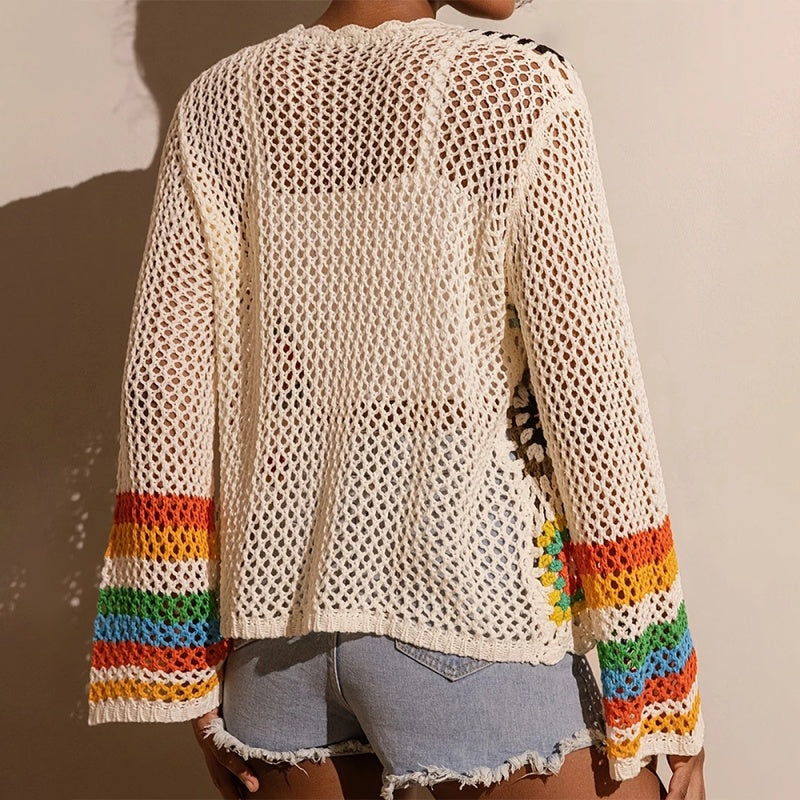Women's Elegant Crochet Cardigan