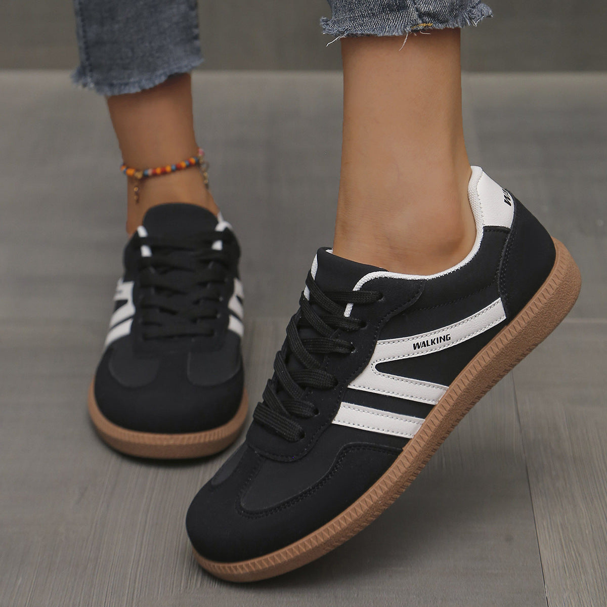 Lace-Up Low-Top Sneakers – 11 Colors EU 36–42 | Women's Training Shoes