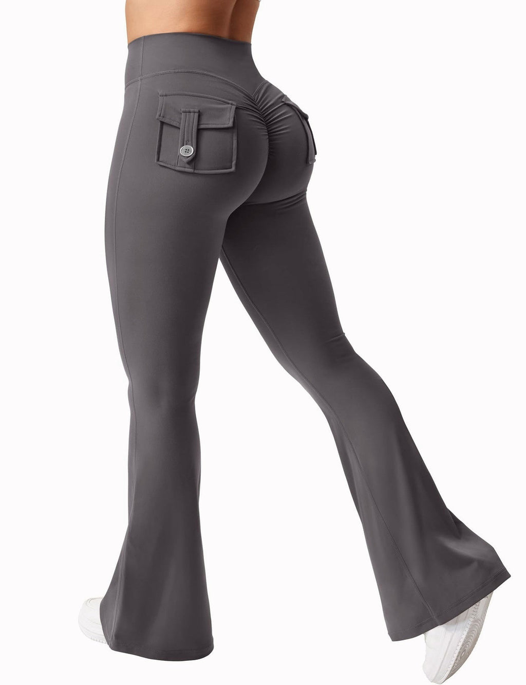 🖤 Women's High-Waisted Cargo Pocket Workout Leggings