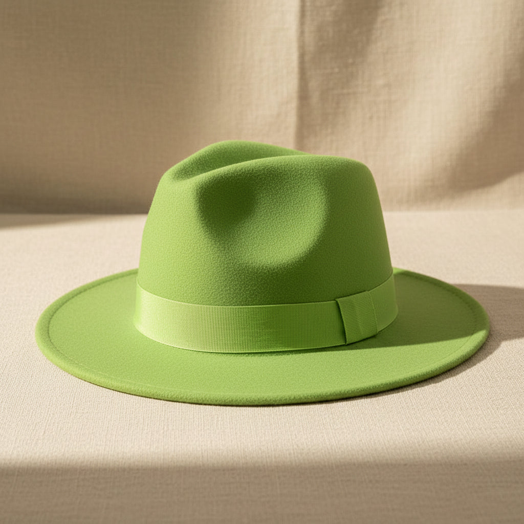Wide Brim Bell Crown Wool Hat – Unisex Sun & Warmth Hat