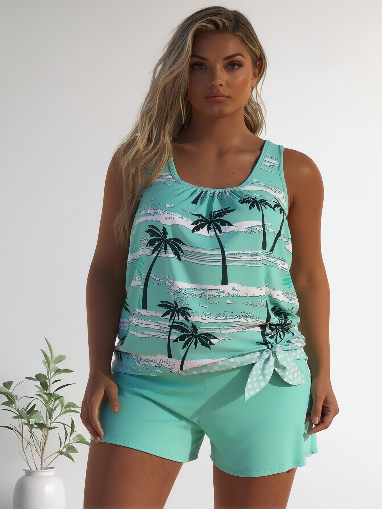 Women's Plus Size One-Piece Swimsuit