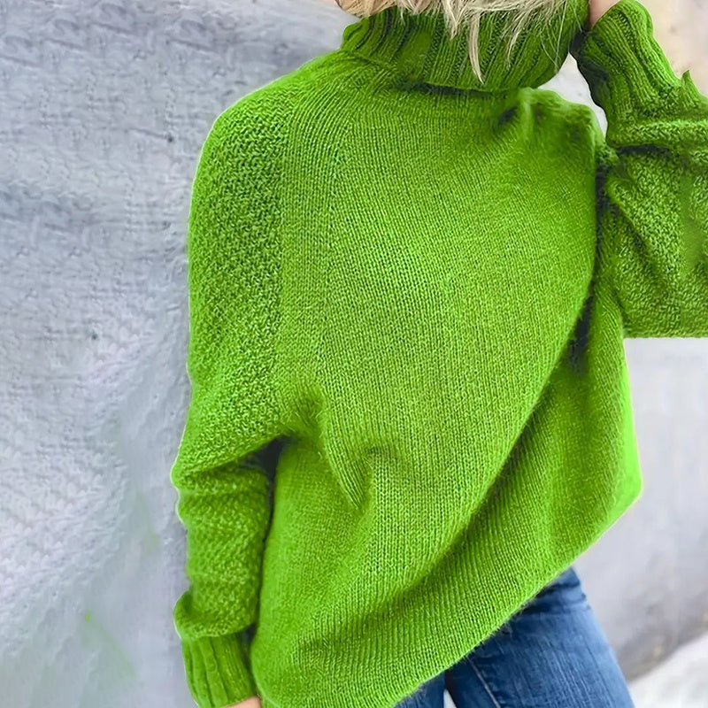 Women’s Mock Turtleneck Sweater