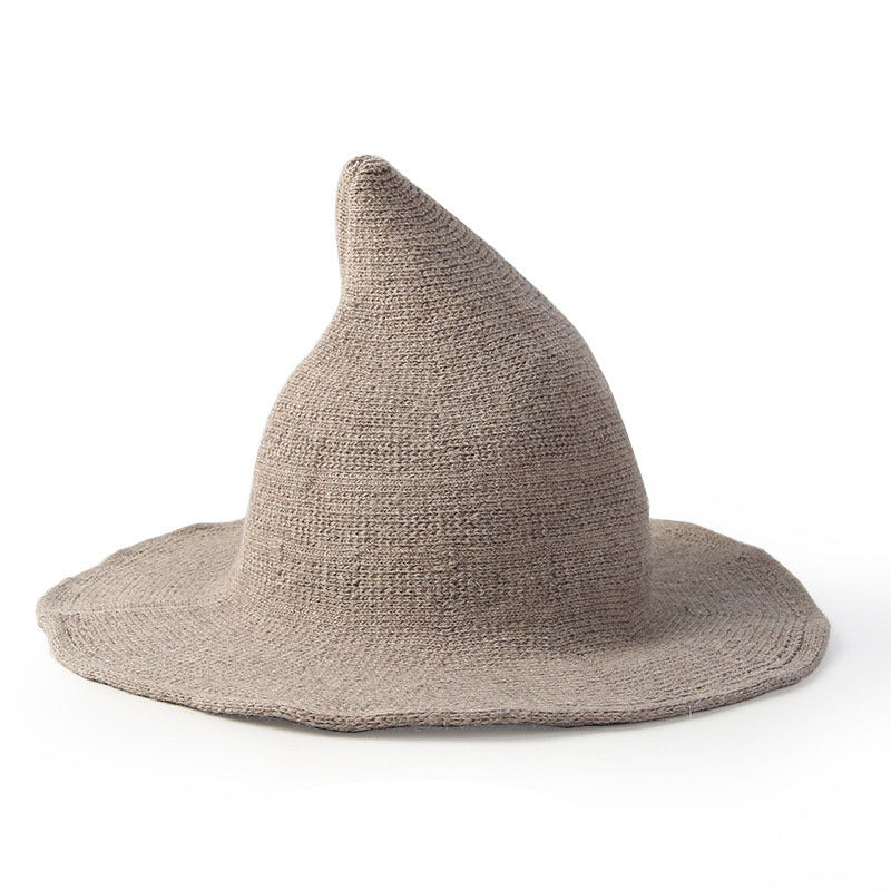 European American Halloween Wool Wizard Hat