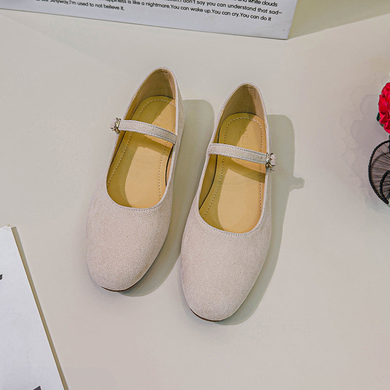 Women's Flat Vintage Mary Jane Pumps