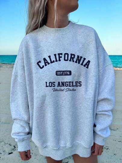 Women's Cute Kitten Graphic Sweatshirt