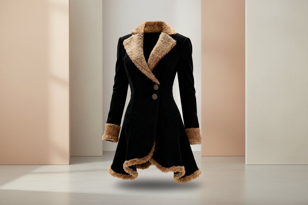 Women’s Thick Fleece Fur Lined Winter Coat