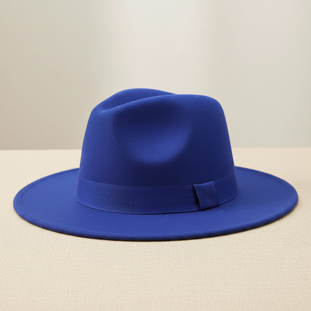 Wide Brim Bell Crown Wool Hat – Unisex Sun & Warmth Hat