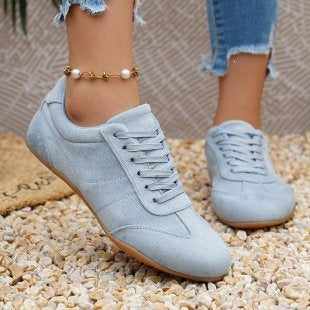 Women's Retro Runner Suede Flat Sneakers