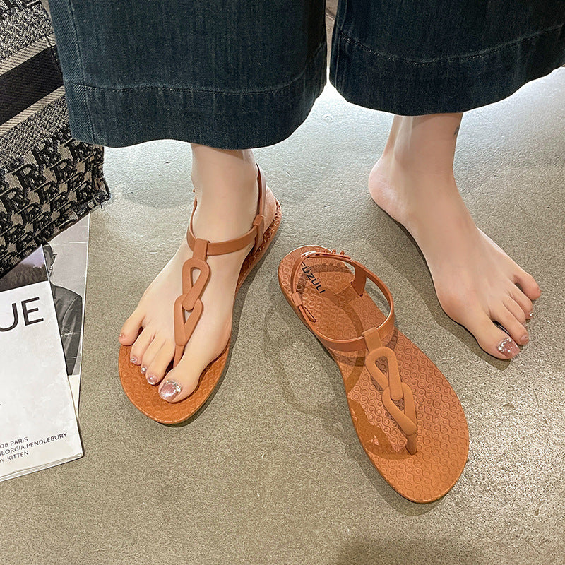 Women's Flat Buckle Strap Sandals