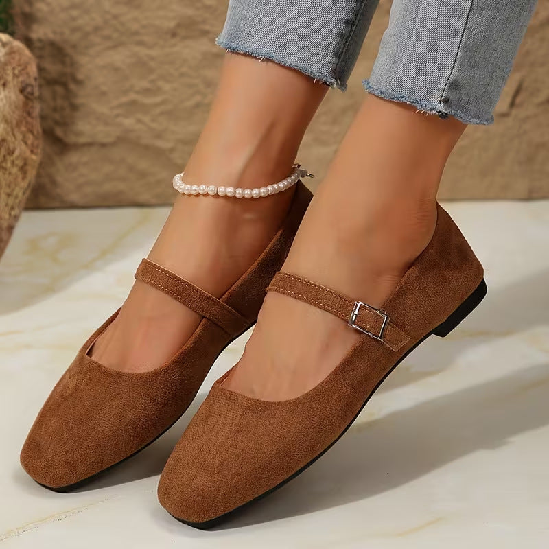 Women's Flat Vintage Mary Jane Pumps