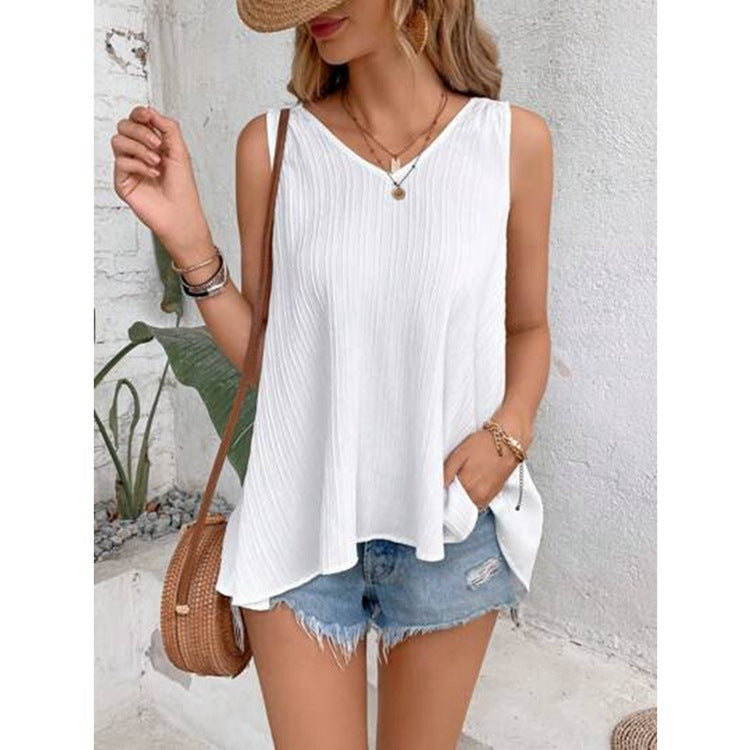 Women’s Feather Print V-Neck Camisole