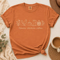 Chicken Mom Shirt - Comfort Colors Tee | Country Living Shirt With Cozy Coffee Vibe