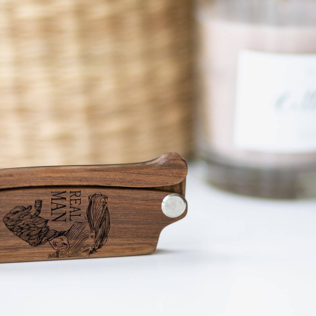 Wooden Beard Comb - Real Man