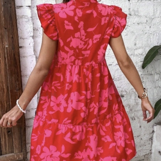 Women’s Floral A-Line Vacation Dress