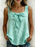 Women's Square-Neck Wide-Strap Sleeveless Tank Top