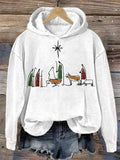 Women’s 3D Digital Print Hoodie – Casual Graphic Sweatshirt