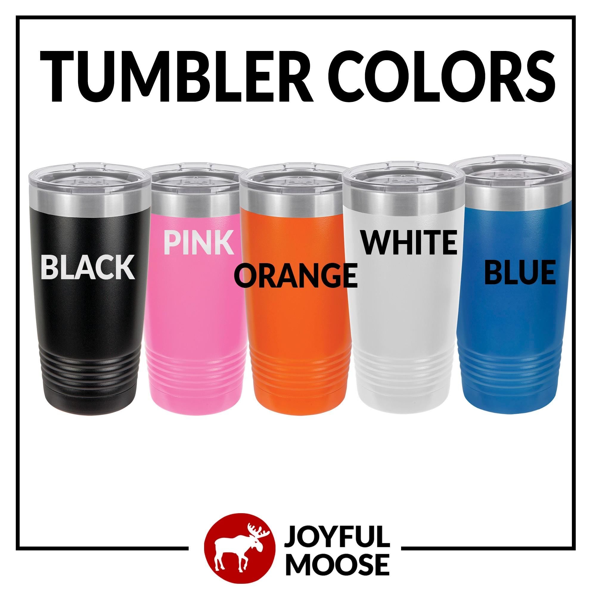 Personalized Butterfly Tumbler - Custom Insulated 20 oz Stainless Steel Mug