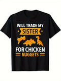 Men's Printed Short-sleeved T-shirt