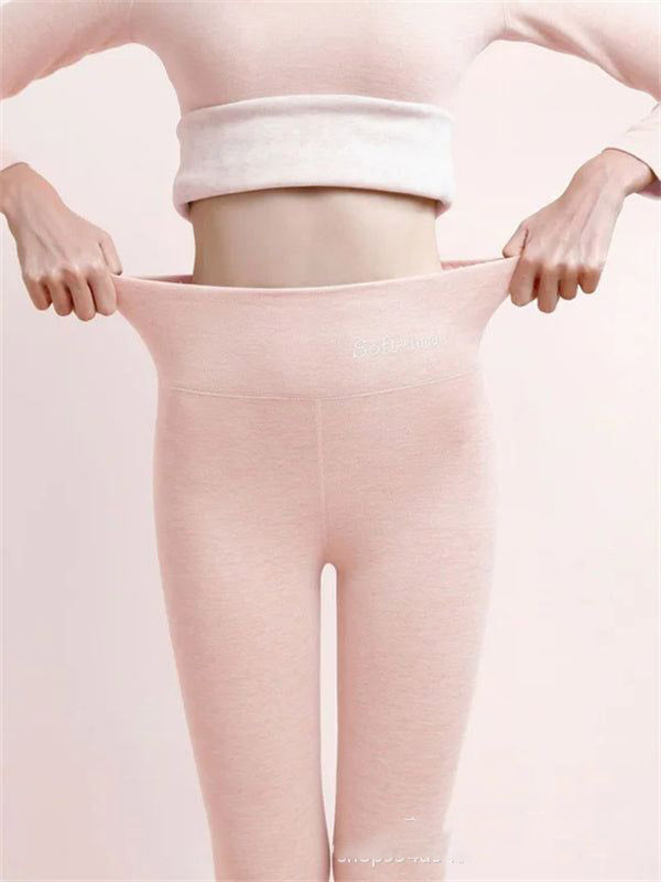 Women’s Fleece-Lined High-Waist Shark Leggings