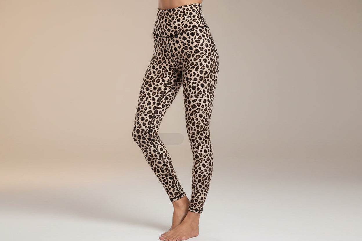 Women’s High Waist Printed Workout Leggings for Yoga, Running & Fitness