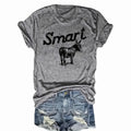 Women's Round Neck Short Sleeve T-Shirt - Casual Summer Top