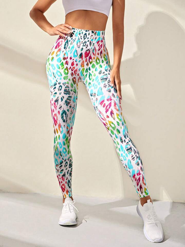🍑 Printed Seamless High-Waist Hip-Lift Yoga Leggings