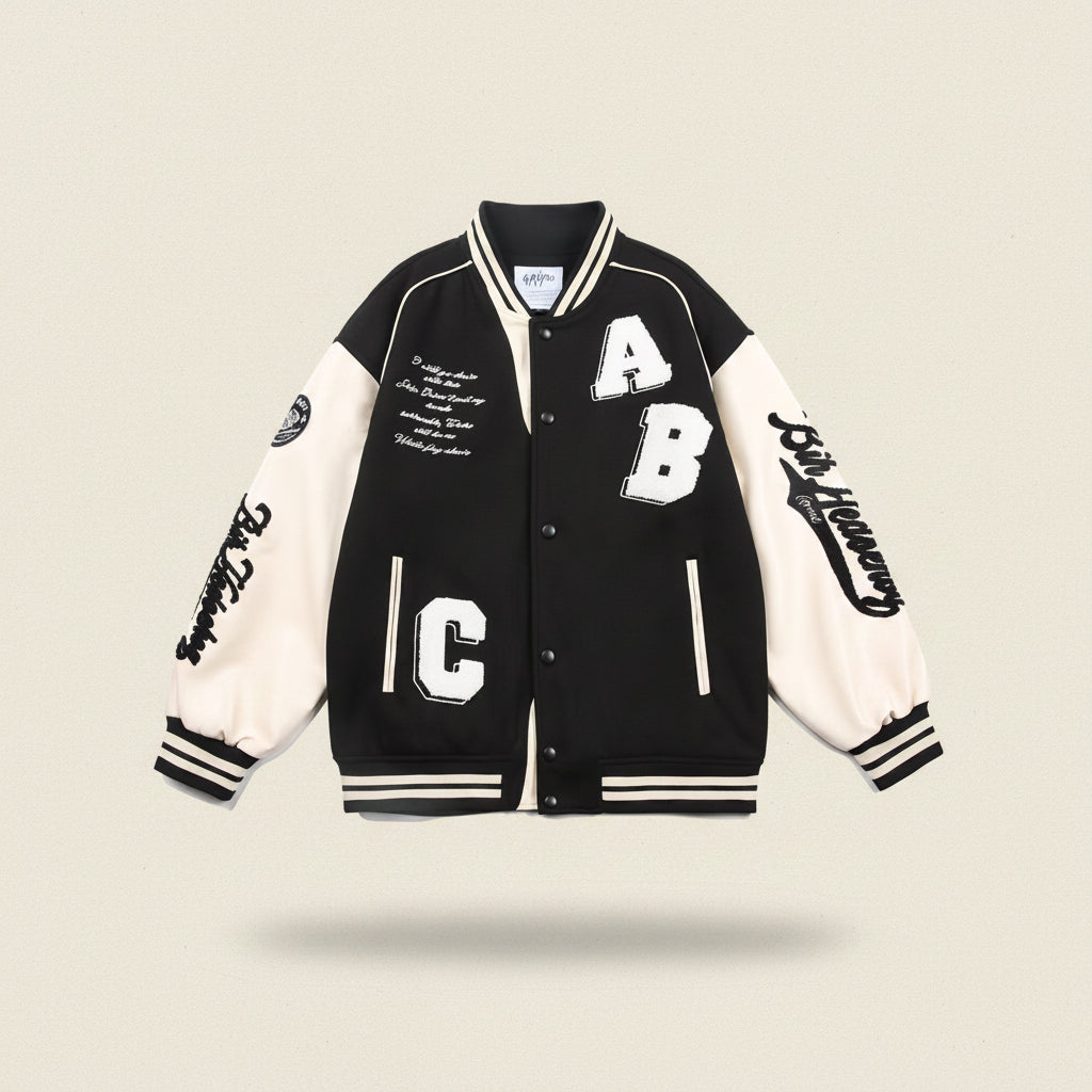 Y2K Oversized Lamb-Wool Bomber Jacket Women